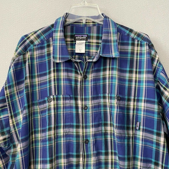 Patagonia Button Up Organic Cotton Plaid Shirt - Picture 2 of 12